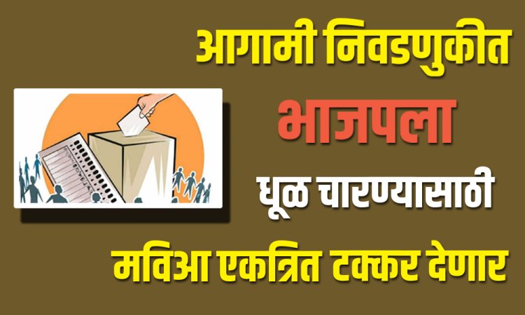 मविआचे तिन्ही पक्ष एकत्र येऊन आगामी निवडणुकीत भाजपला धूळ चारणार