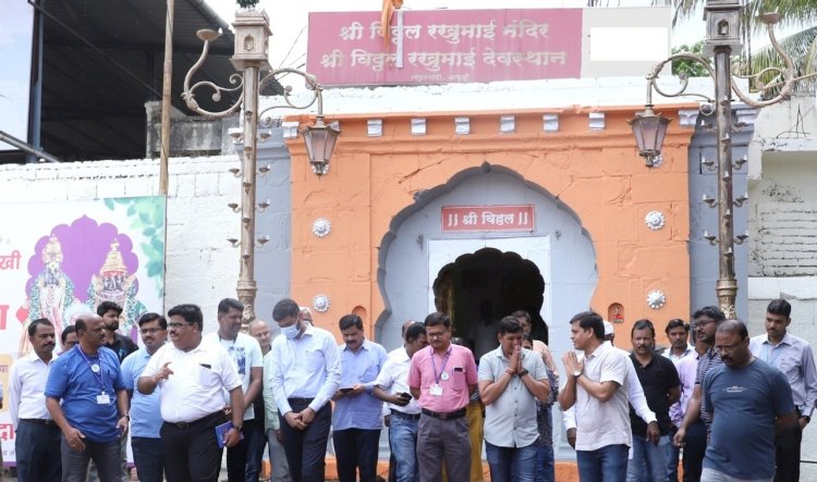 आकुर्डी विठ्ठल मंदिरात पालखी सोहळ्याची जय्य्त तयारी